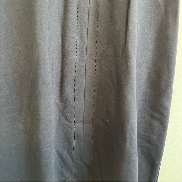 Brooks Brothers Cap Sleeve Midi Dress Sz xL Navy Blue Office Casual Travel - Picture 2 of 10